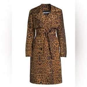 Jane Post Leopard Raincoat